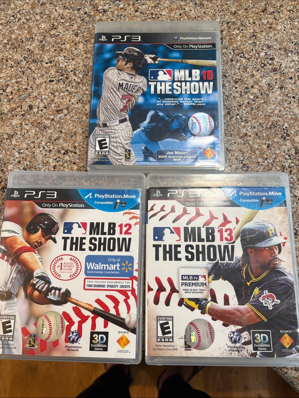 MLB The Show PS3 3 Game Lot 10 12 13 PlayStation 3 Baseball